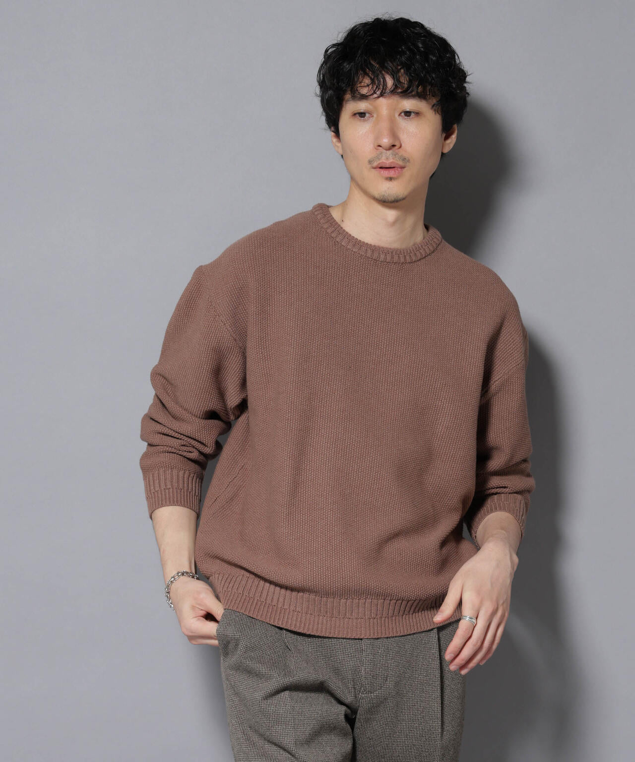 人気商品！バルキーオーバーニット UNITED TOKYO（ユナイテッドトウキョウ）の「畦編みバルキーオーバー
