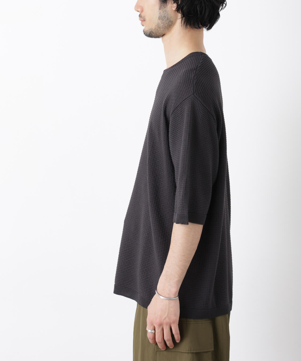 エアリードレープ ニットTシャツ 半袖 6726122215