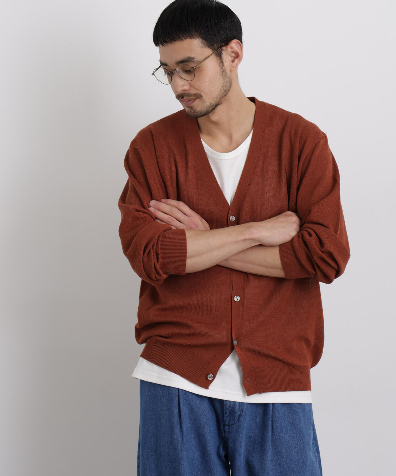 カーディガン X-girl（エックスガール）の「ZEBRA 2WAY KNIT CARDIGAN（ニット