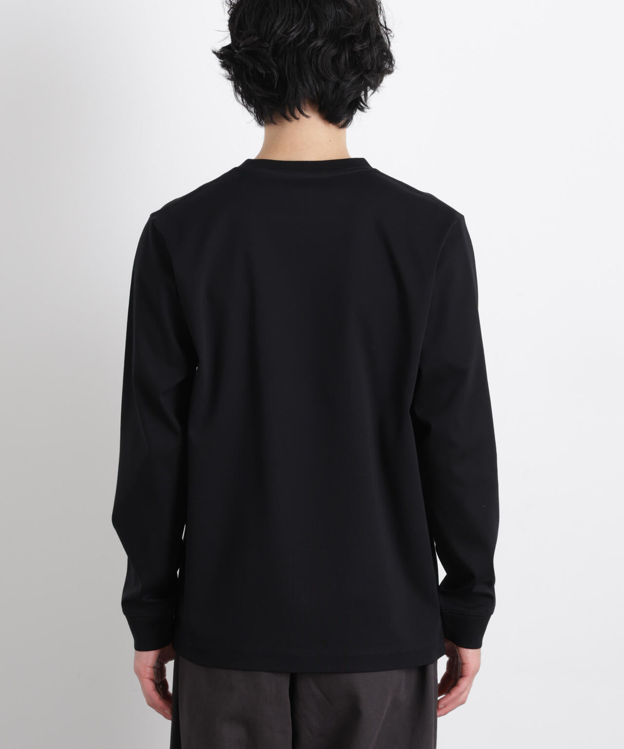 アンチスメルクルーネックTシャツ 長袖 6726123201