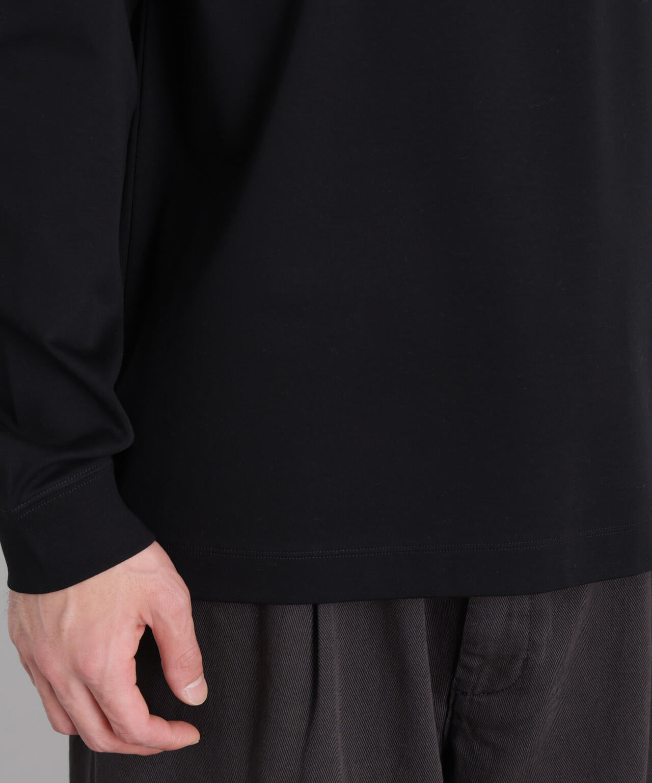 アンチスメルクルーネックTシャツ 長袖 6726123201