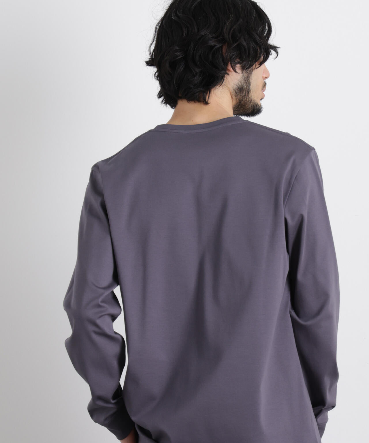 アンチスメルVネックTシャツ 長袖 6726123202