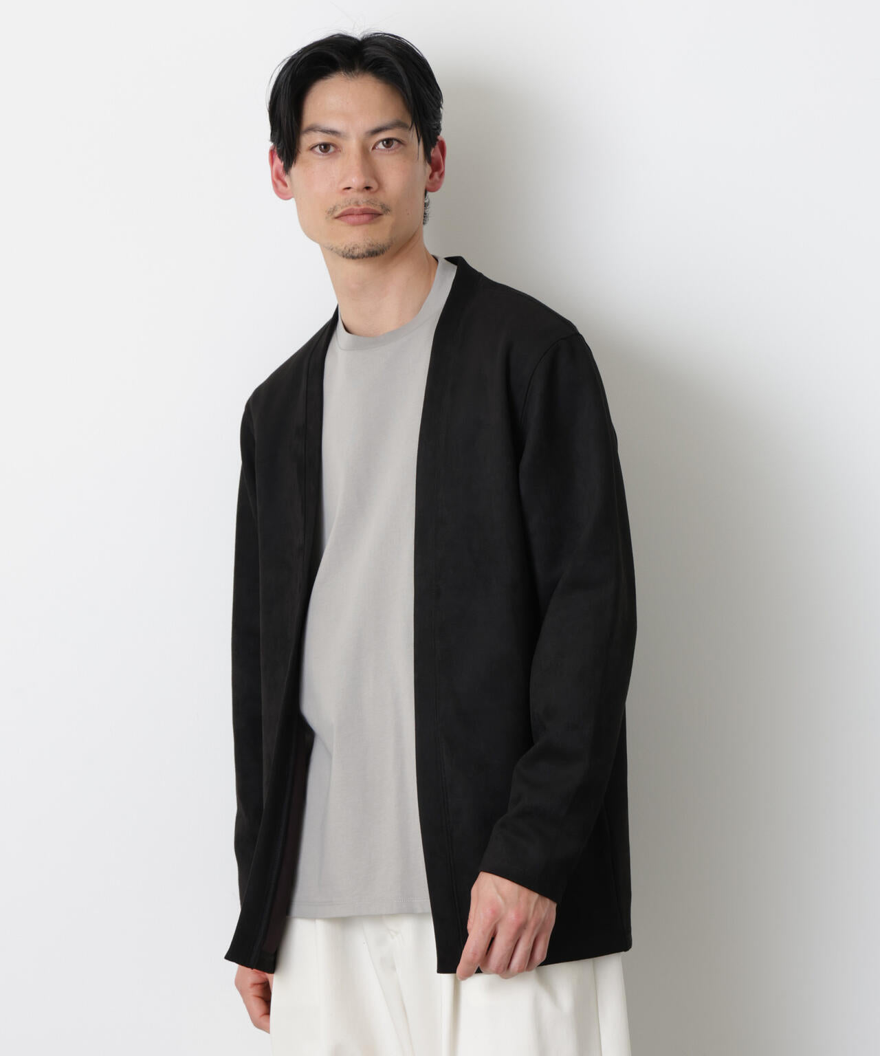 フェイクスエードトッパーカーディガン 6726123204