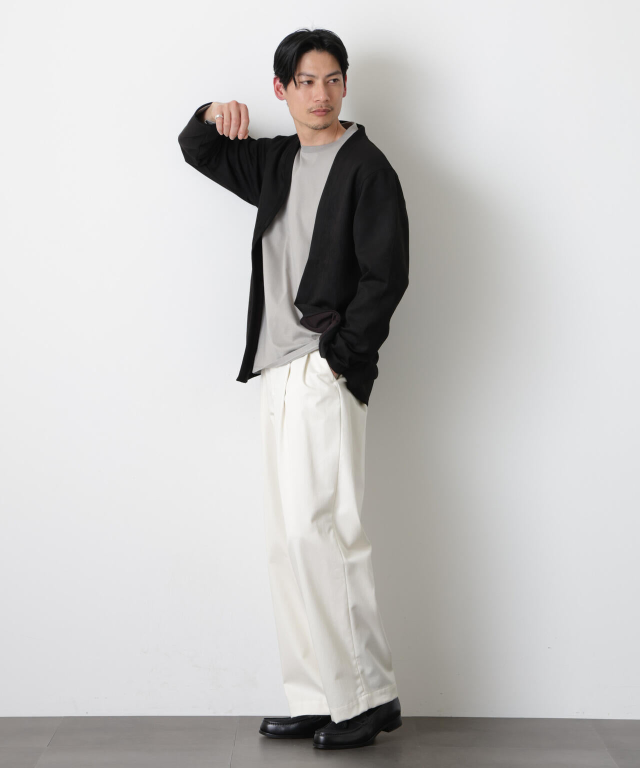 フェイクスエードトッパーカーディガン 6726123204