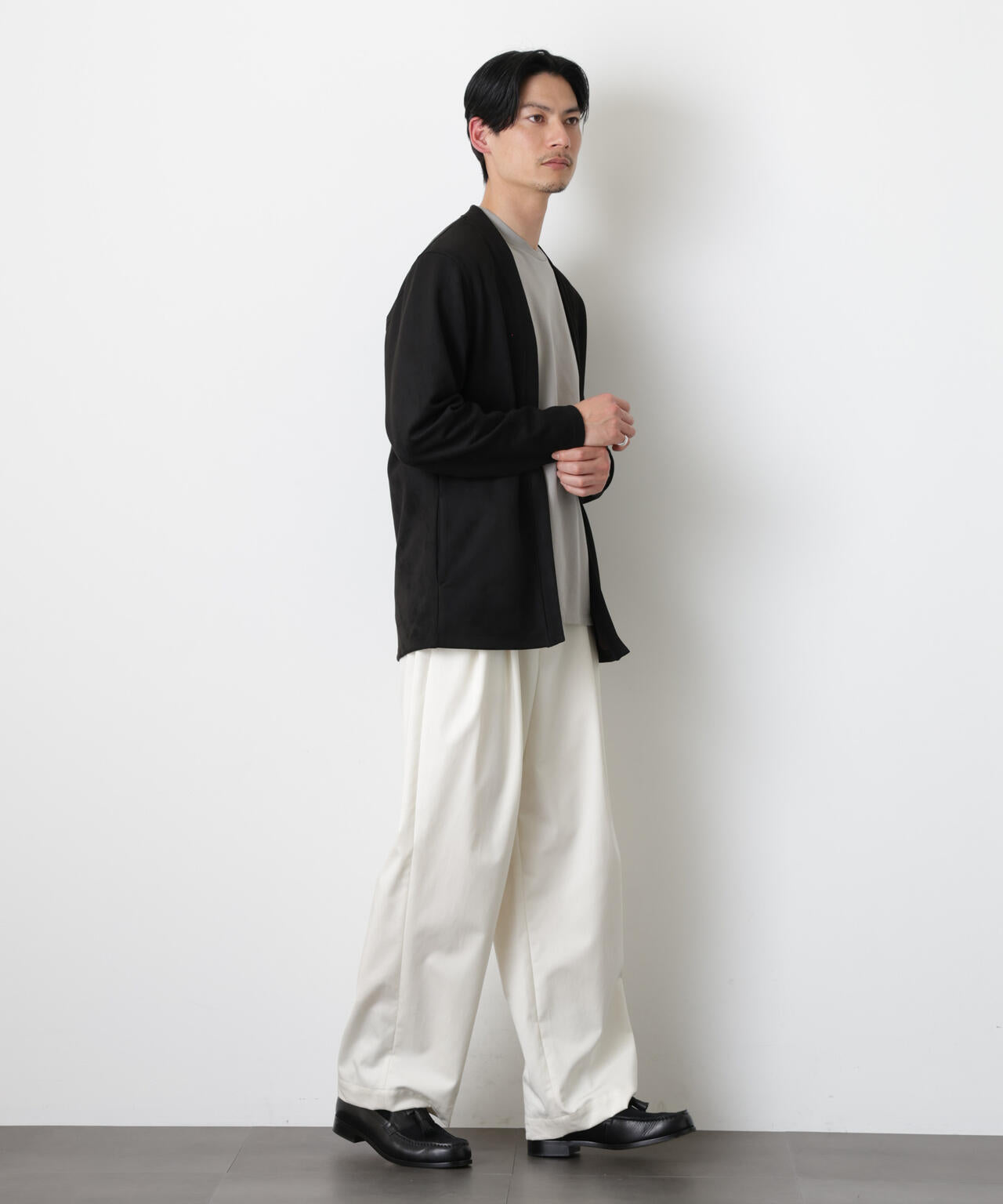 フェイクスエードトッパーカーディガン 6726123204