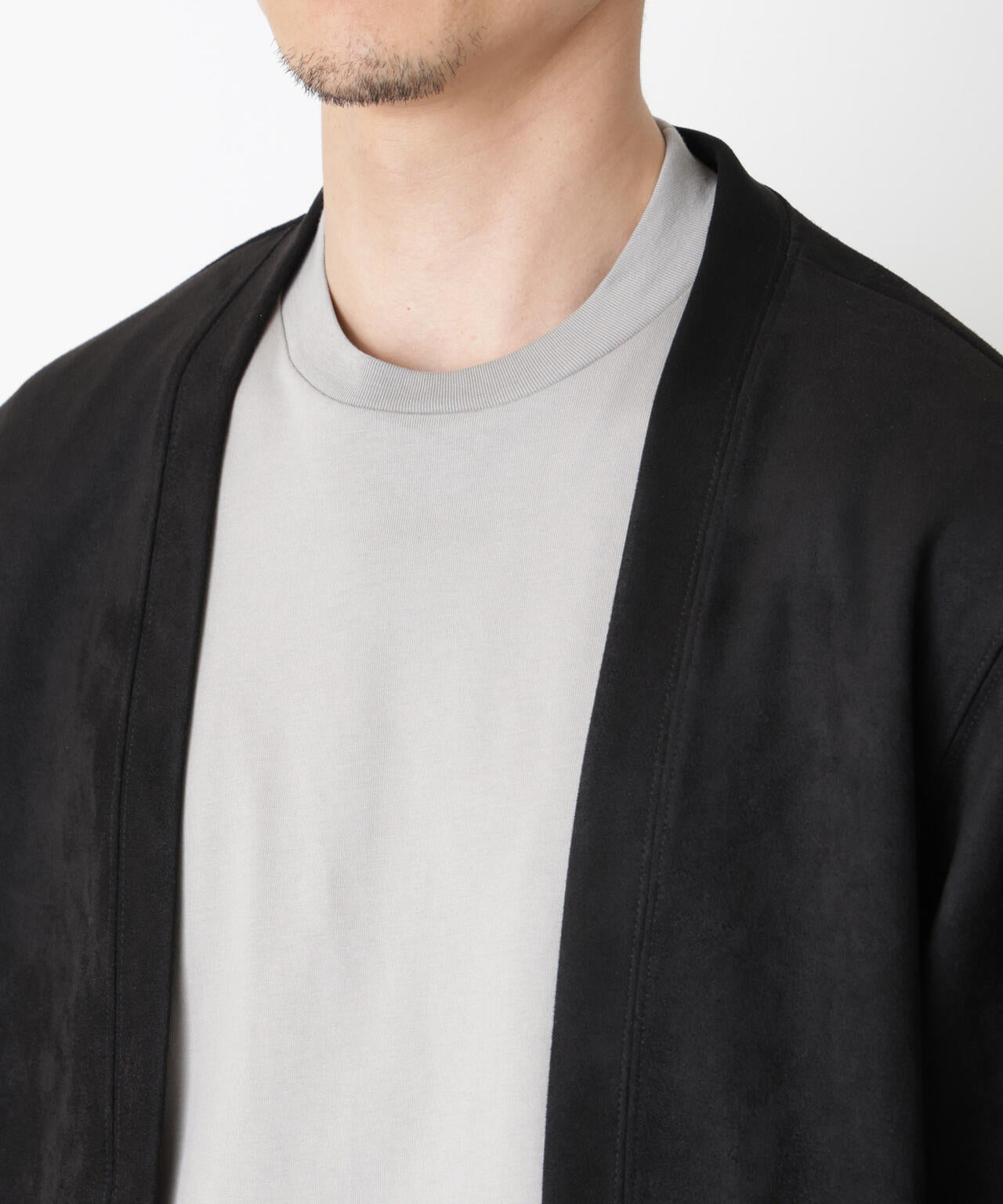 フェイクスエードトッパーカーディガン 6726123204