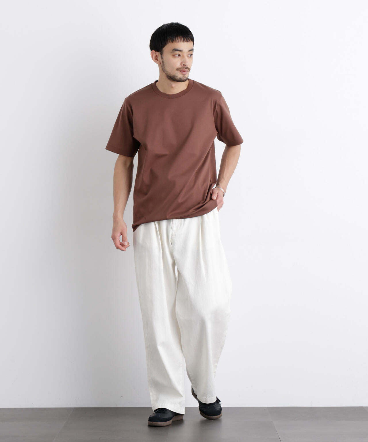 アンチスメル クルーネックTシャツ 半袖 6726124203