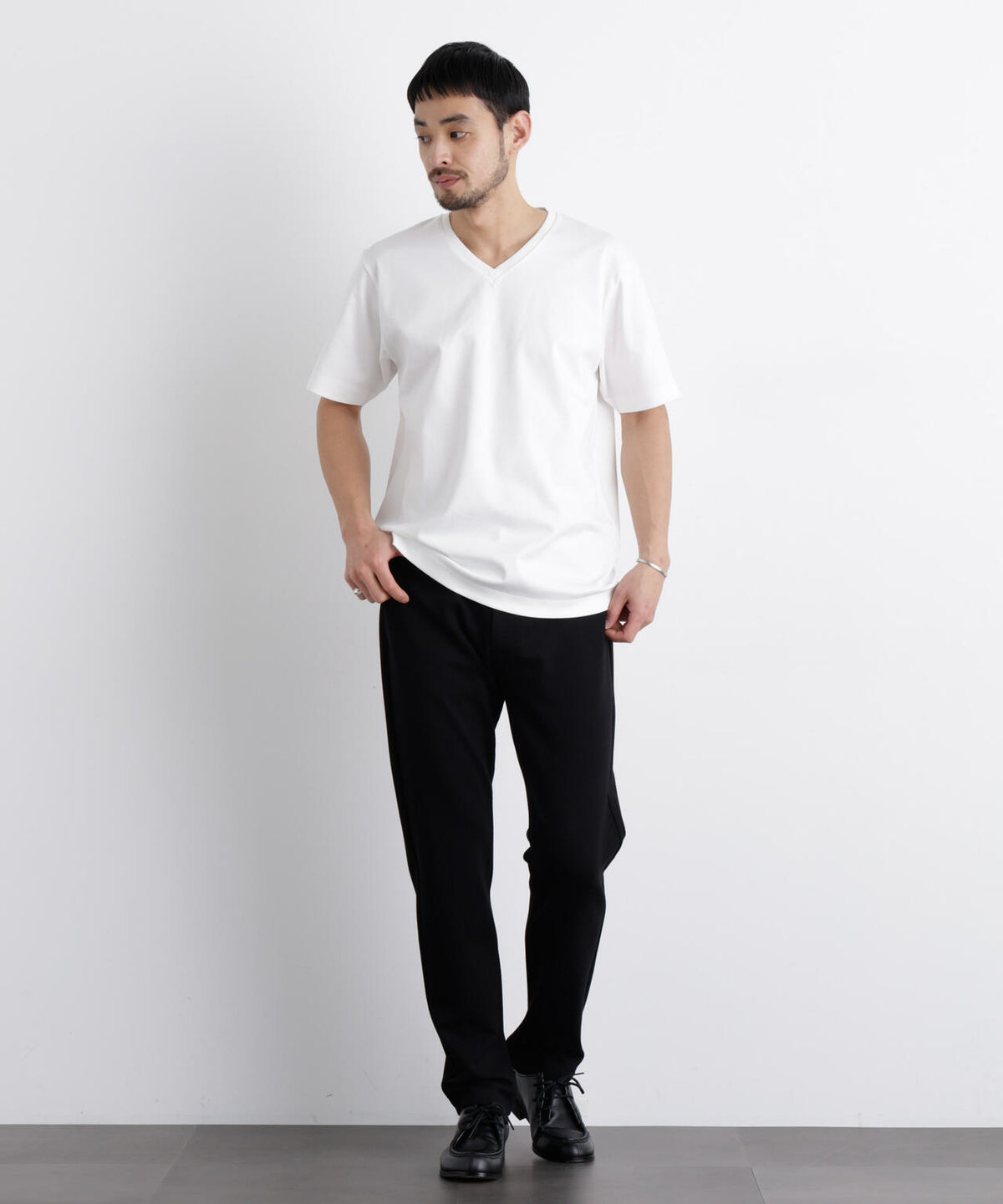 アンチスメル Vネック Tシャツ 半袖 6726124204