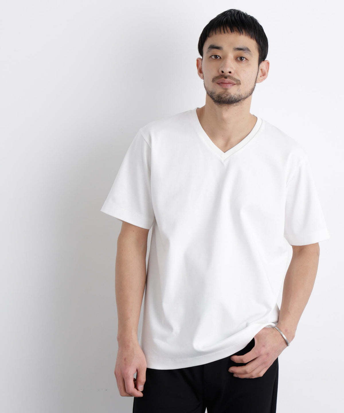 アンチスメル Vネック Tシャツ 半袖 6726124204