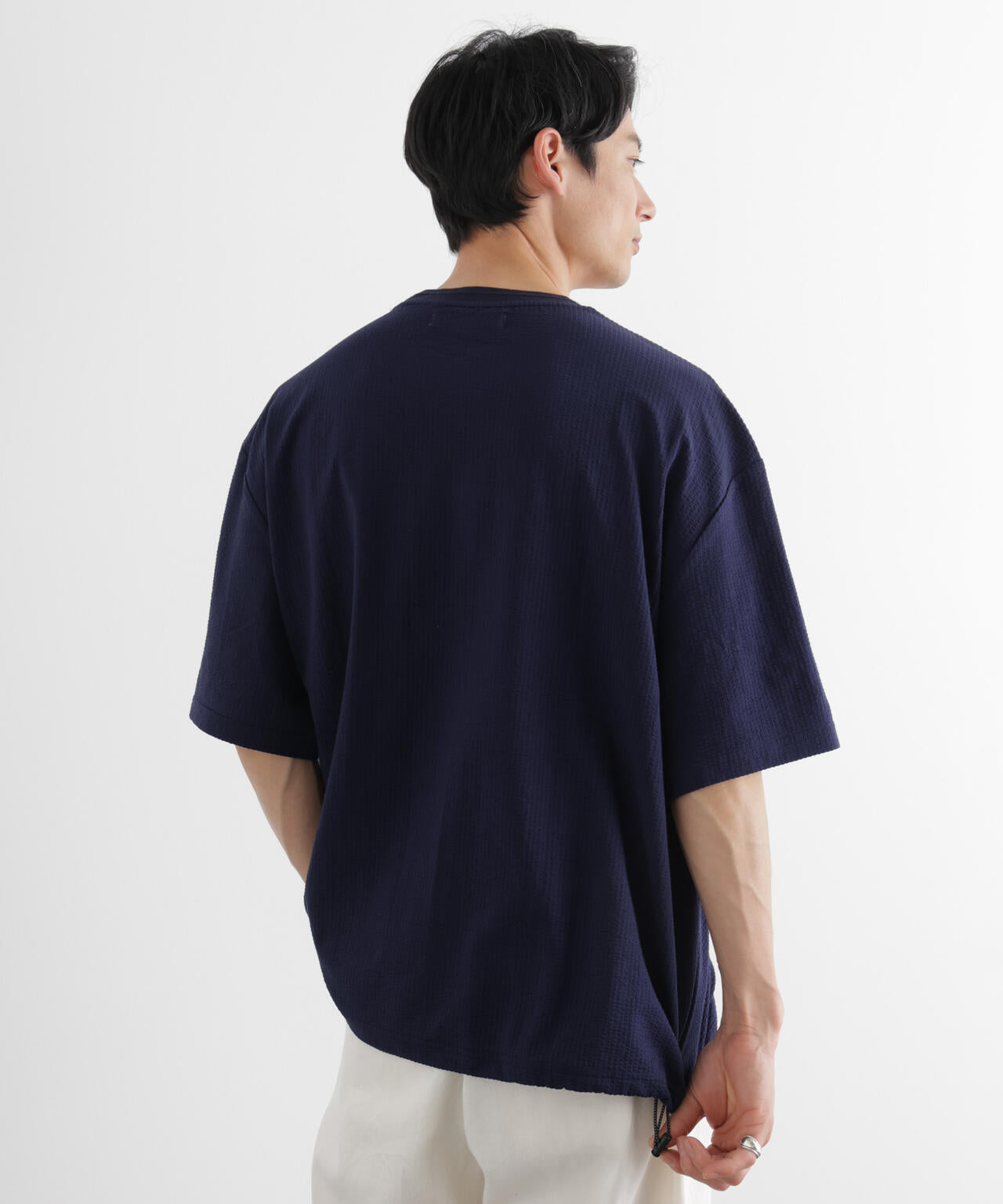 シルケットサッカーワイドTシャツ 半袖 6726124207