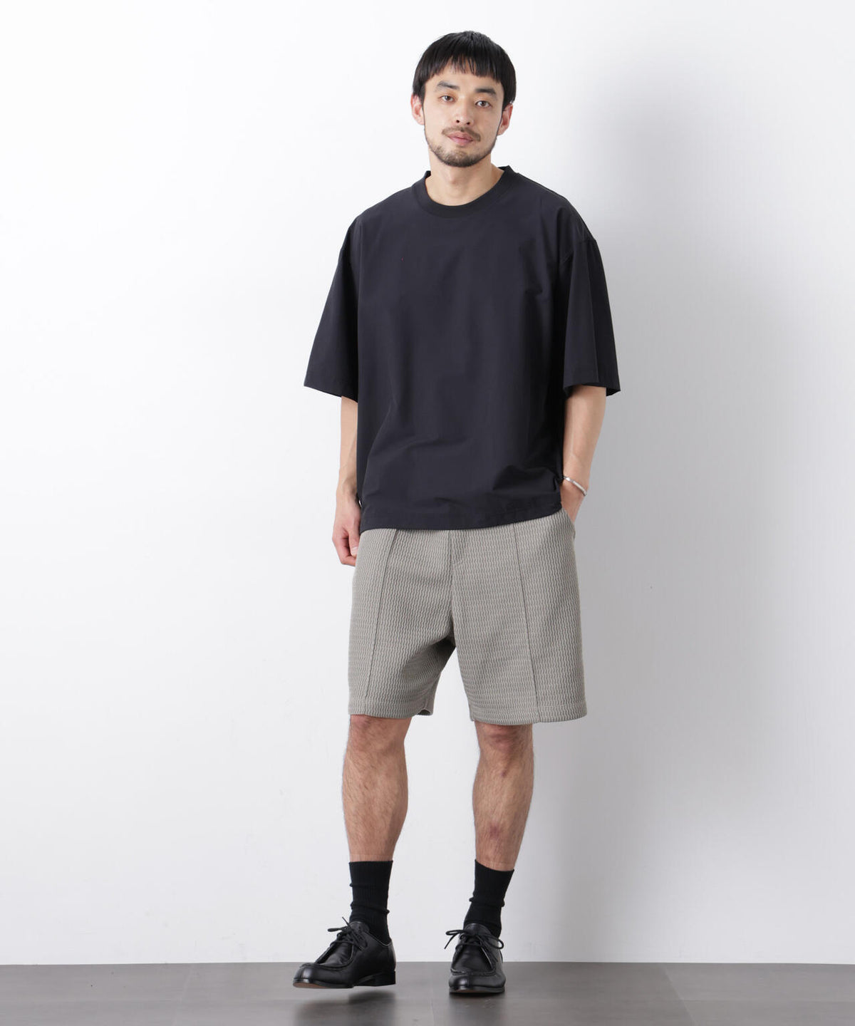 ストレッチワイドプルオーバー Tシャツ半袖(セットアップ可) 6726124208