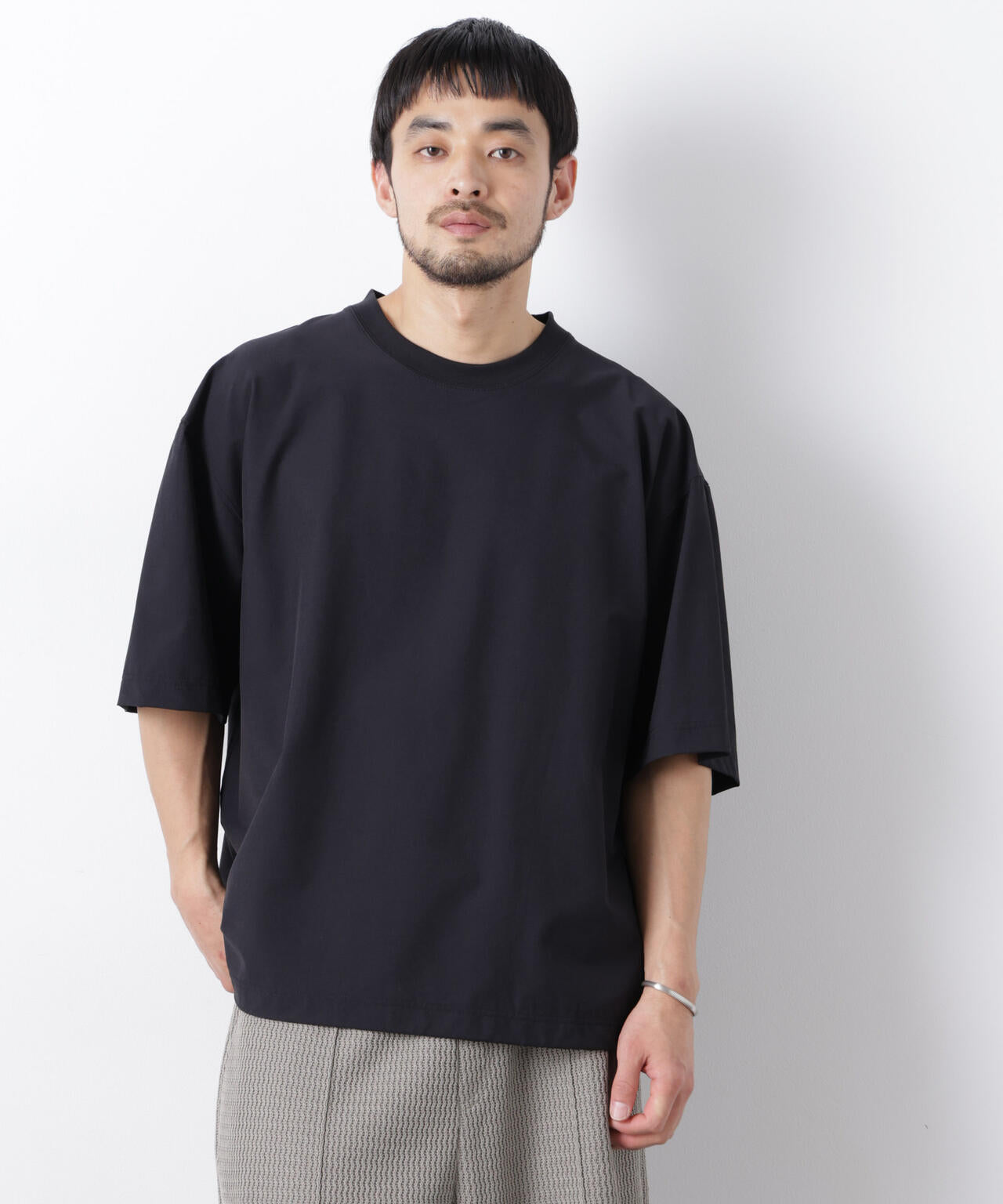 ストレッチワイドプルオーバー Tシャツ半袖(セットアップ可) 6726124208