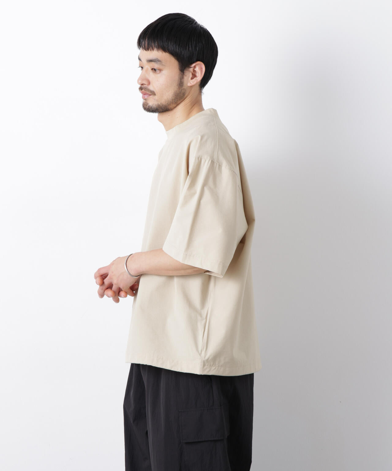 ストレッチワイドプルオーバー Tシャツ半袖(セットアップ可) 6726124208