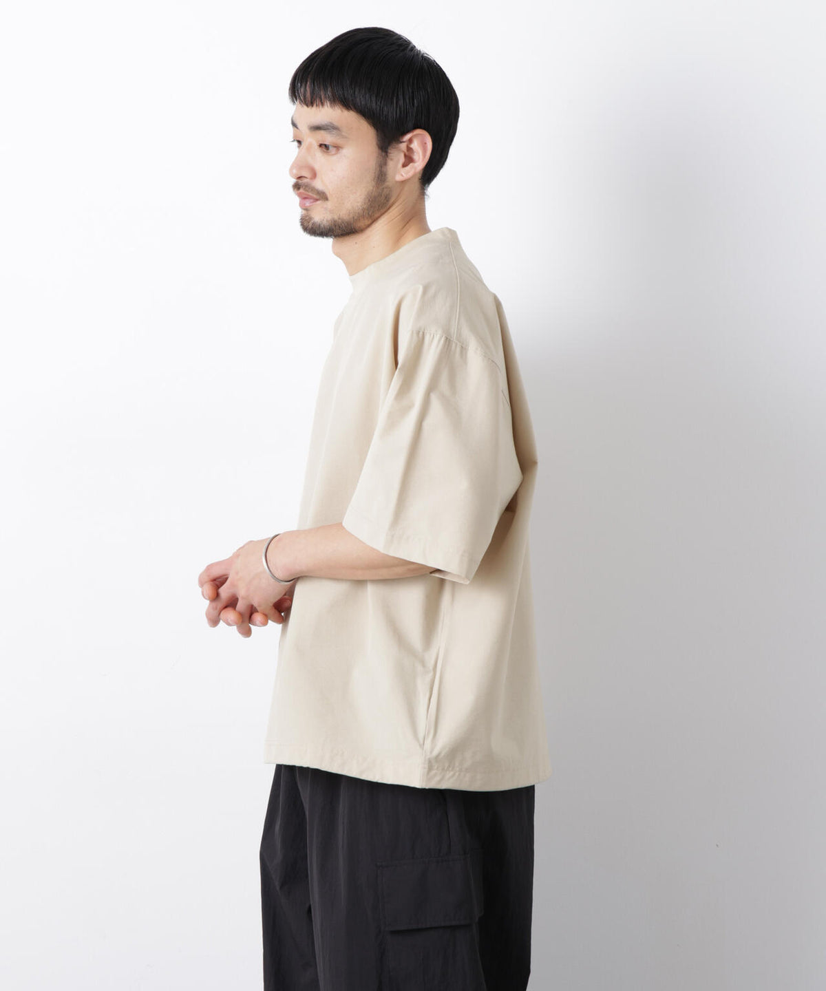 ストレッチワイドプルオーバー Tシャツ半袖(セットアップ可) 6726124208