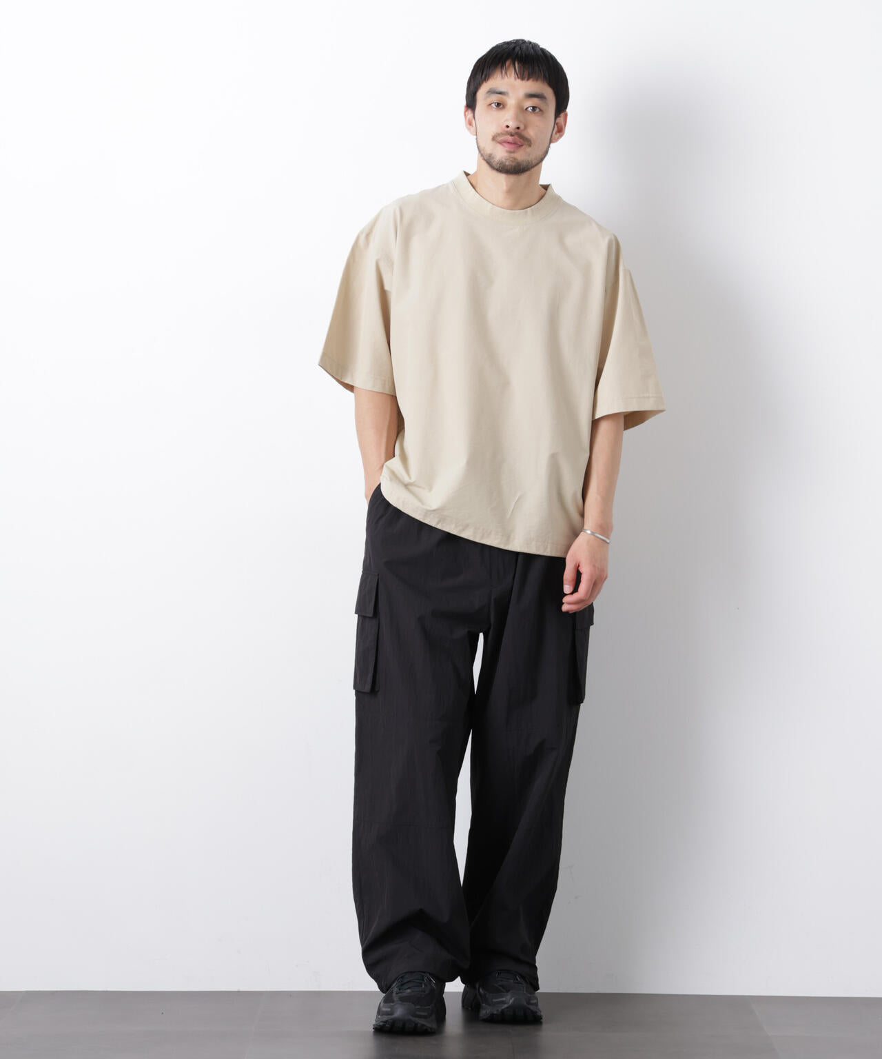 ストレッチワイドプルオーバー Tシャツ半袖(セットアップ可) 6726124208