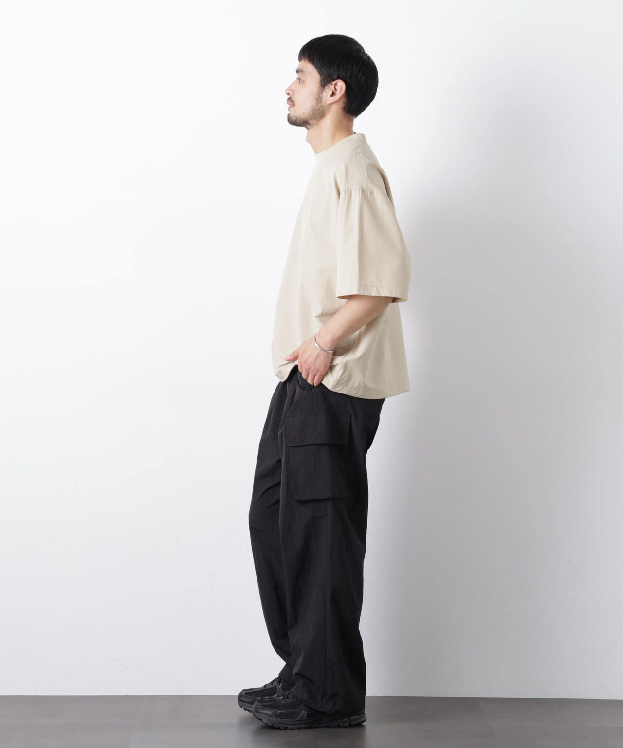 ストレッチワイドプルオーバー Tシャツ半袖(セットアップ可) 6726124208