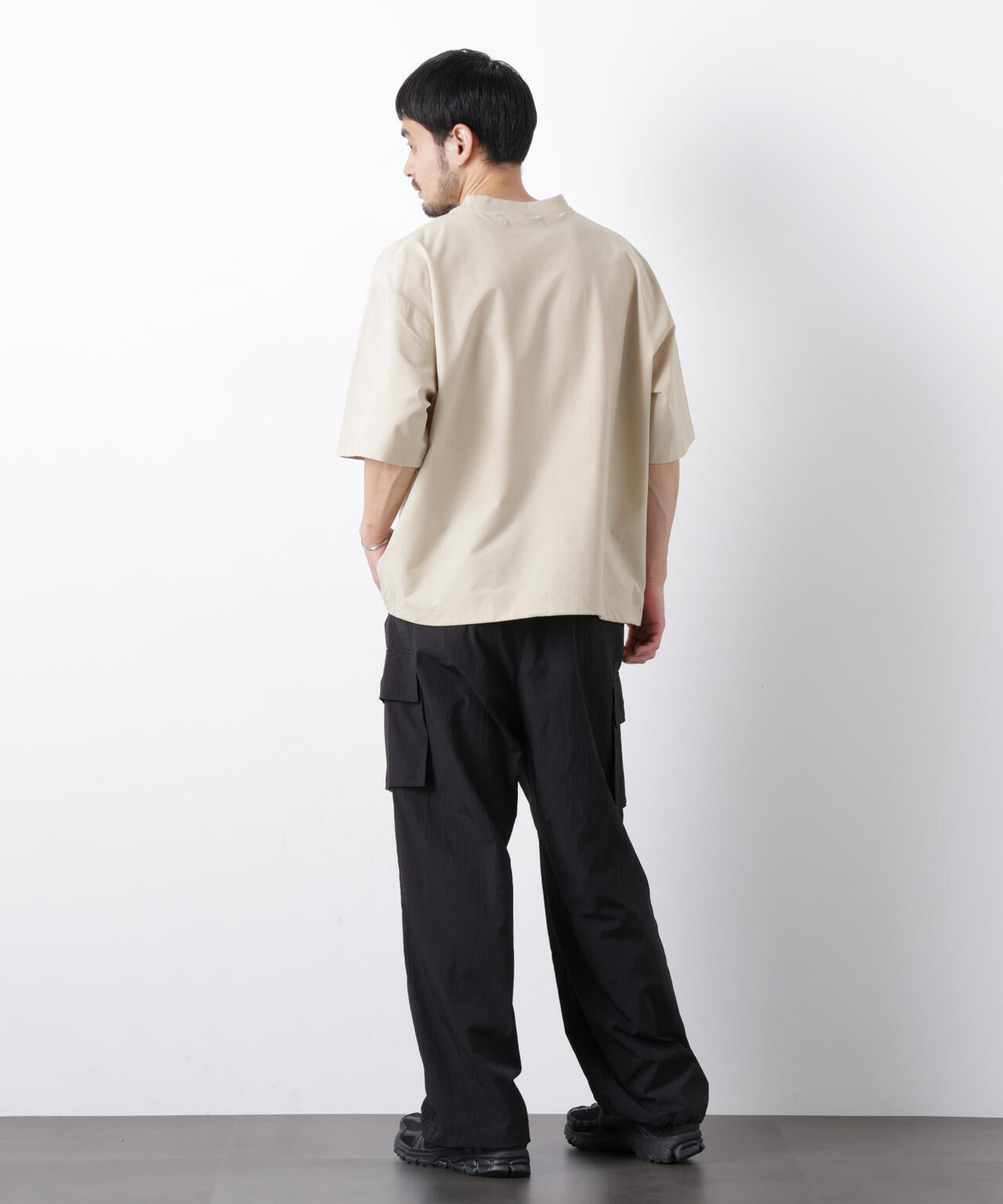 ストレッチワイドプルオーバー Tシャツ半袖(セットアップ可) 6726124208