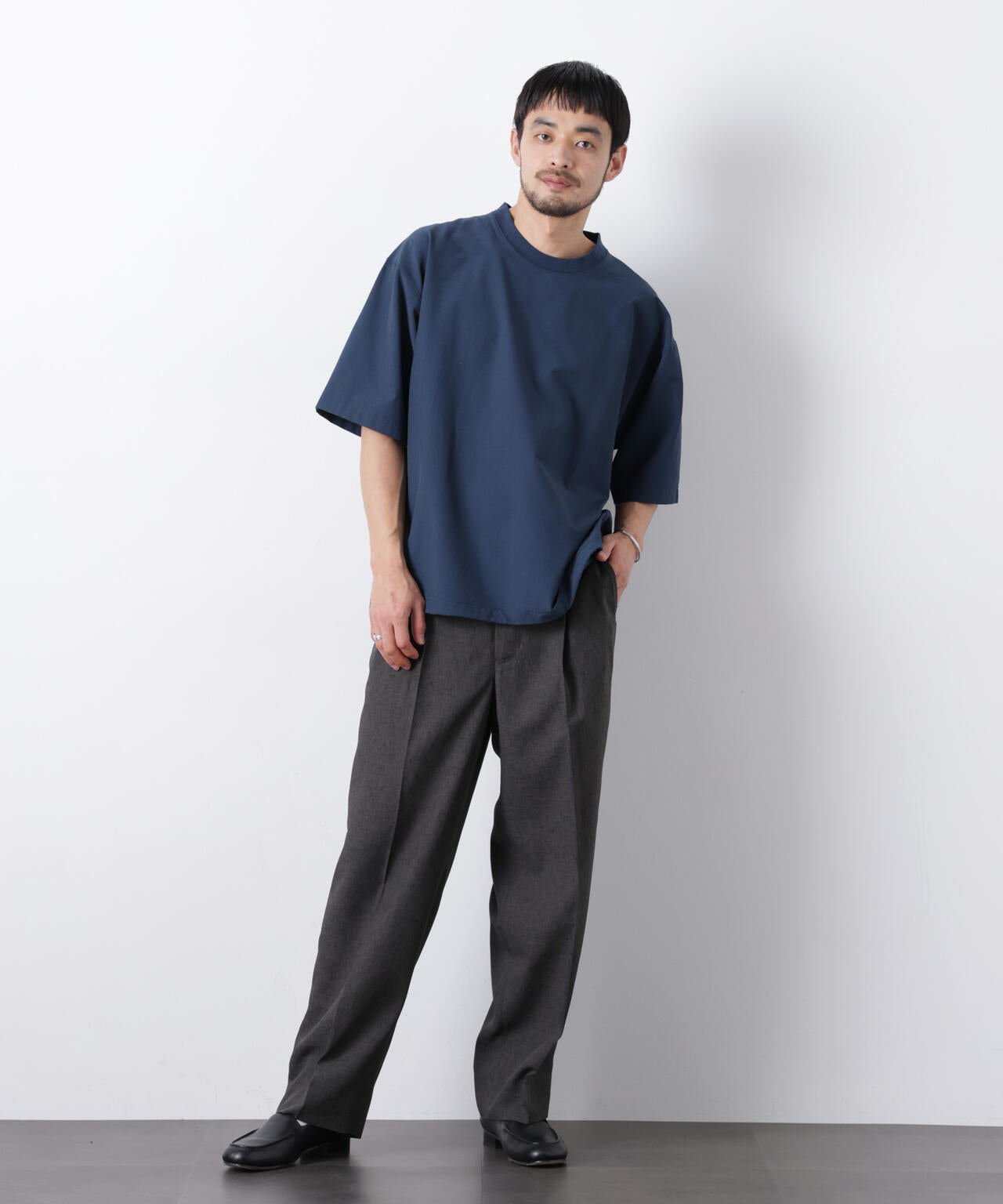 ストレッチワイドプルオーバー Tシャツ半袖(セットアップ可) 6726124208