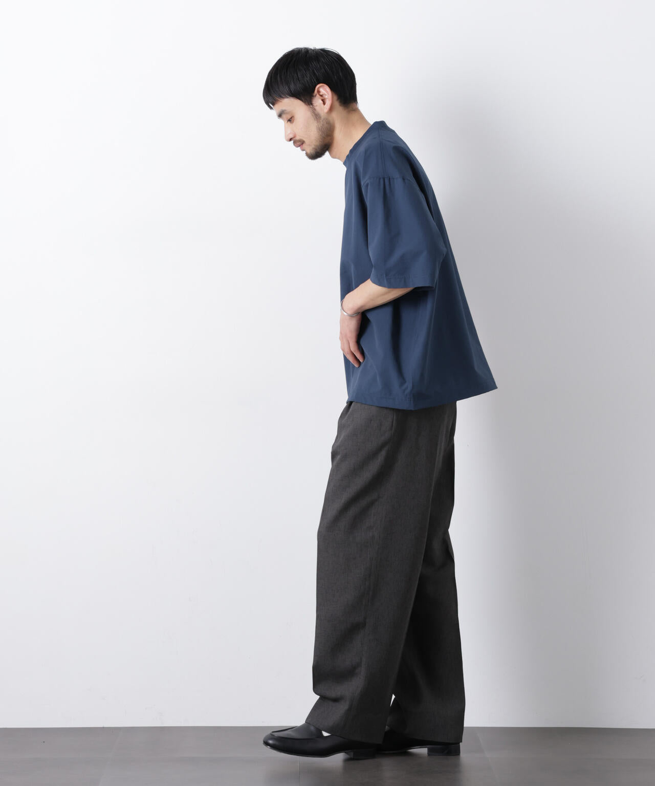 ストレッチワイドプルオーバー Tシャツ半袖(セットアップ可) 6726124208