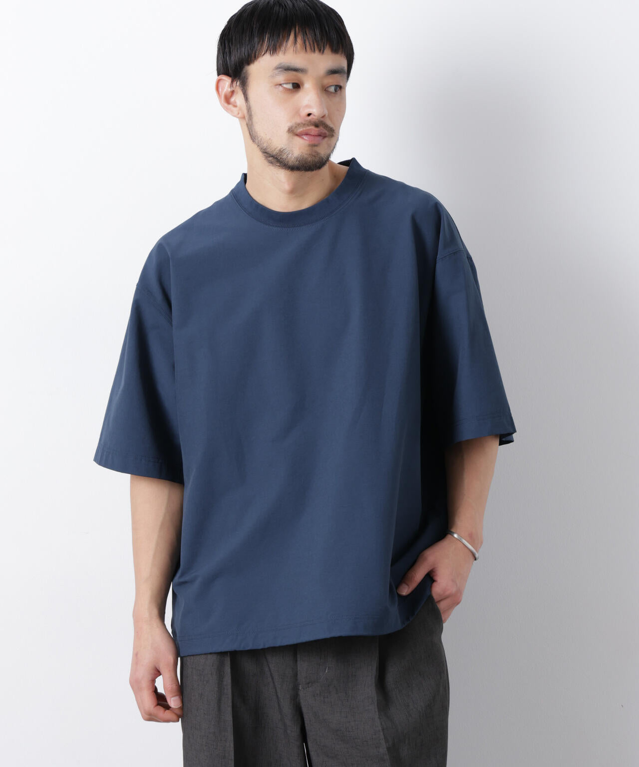 ストレッチワイドプルオーバー Tシャツ半袖(セットアップ可) 6726124208