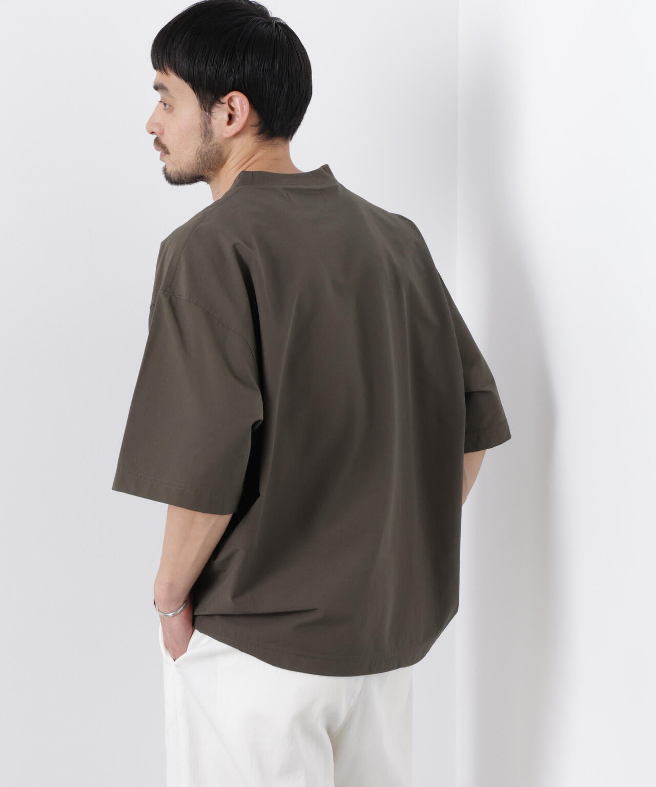 ストレッチワイドプルオーバー Tシャツ半袖(セットアップ可) 6726124208