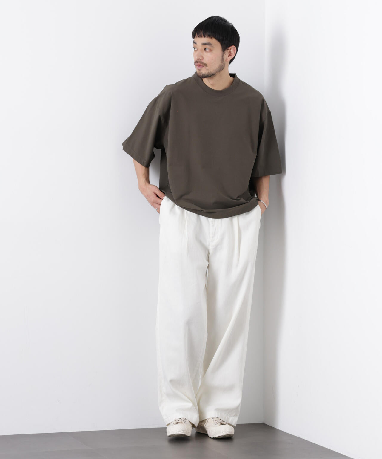 ストレッチワイドプルオーバー Tシャツ半袖(セットアップ可) 6726124208