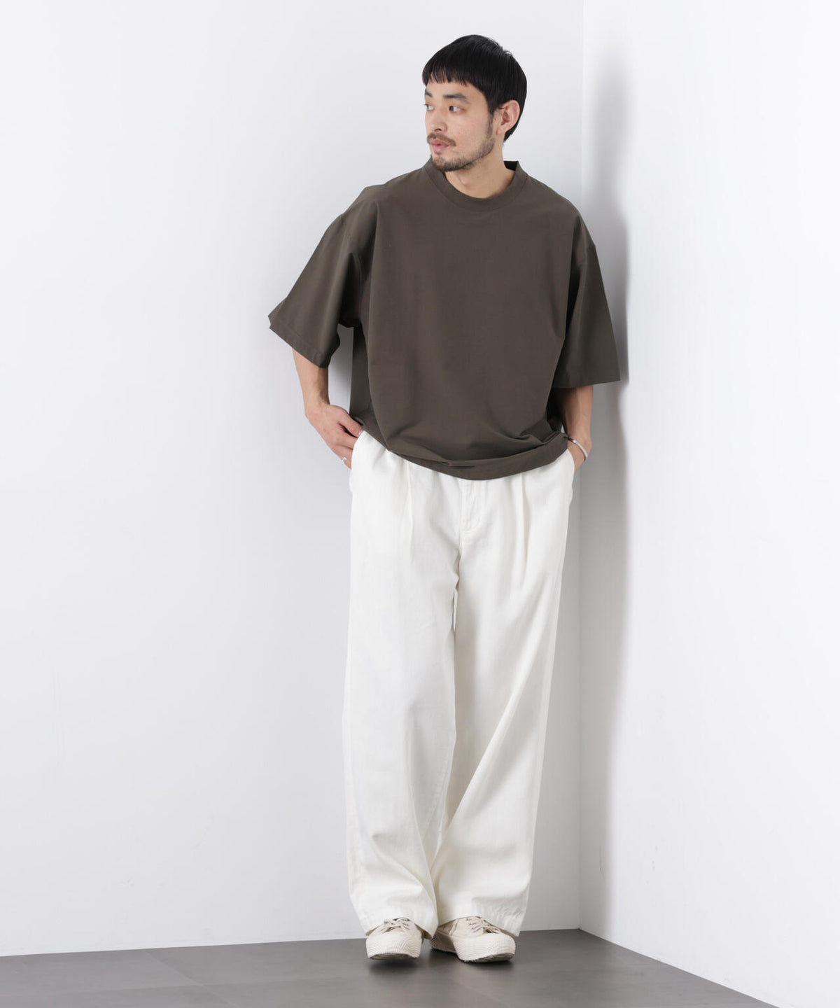 ストレッチワイドプルオーバー Tシャツ半袖(セットアップ可) 6726124208