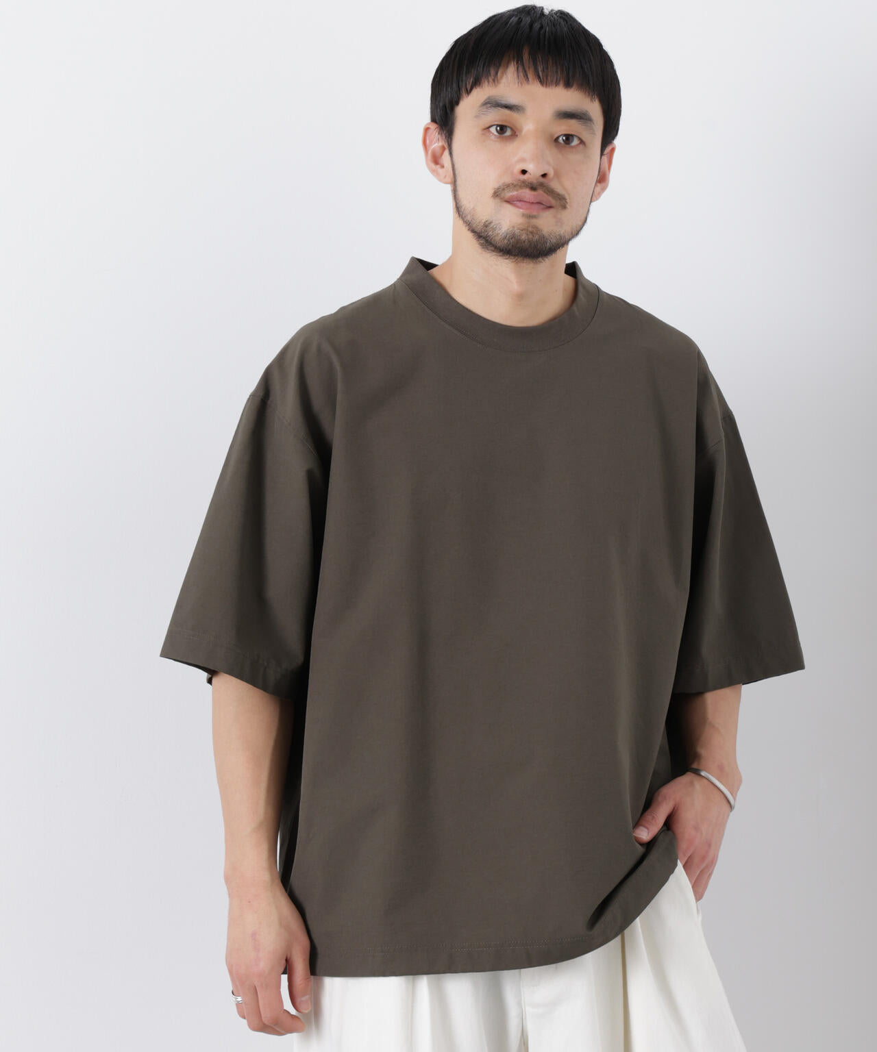 ストレッチワイドプルオーバー Tシャツ半袖(セットアップ可) 6726124208