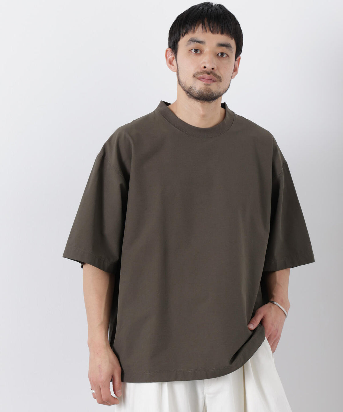 ストレッチワイドプルオーバー Tシャツ半袖(セットアップ可) 6726124208