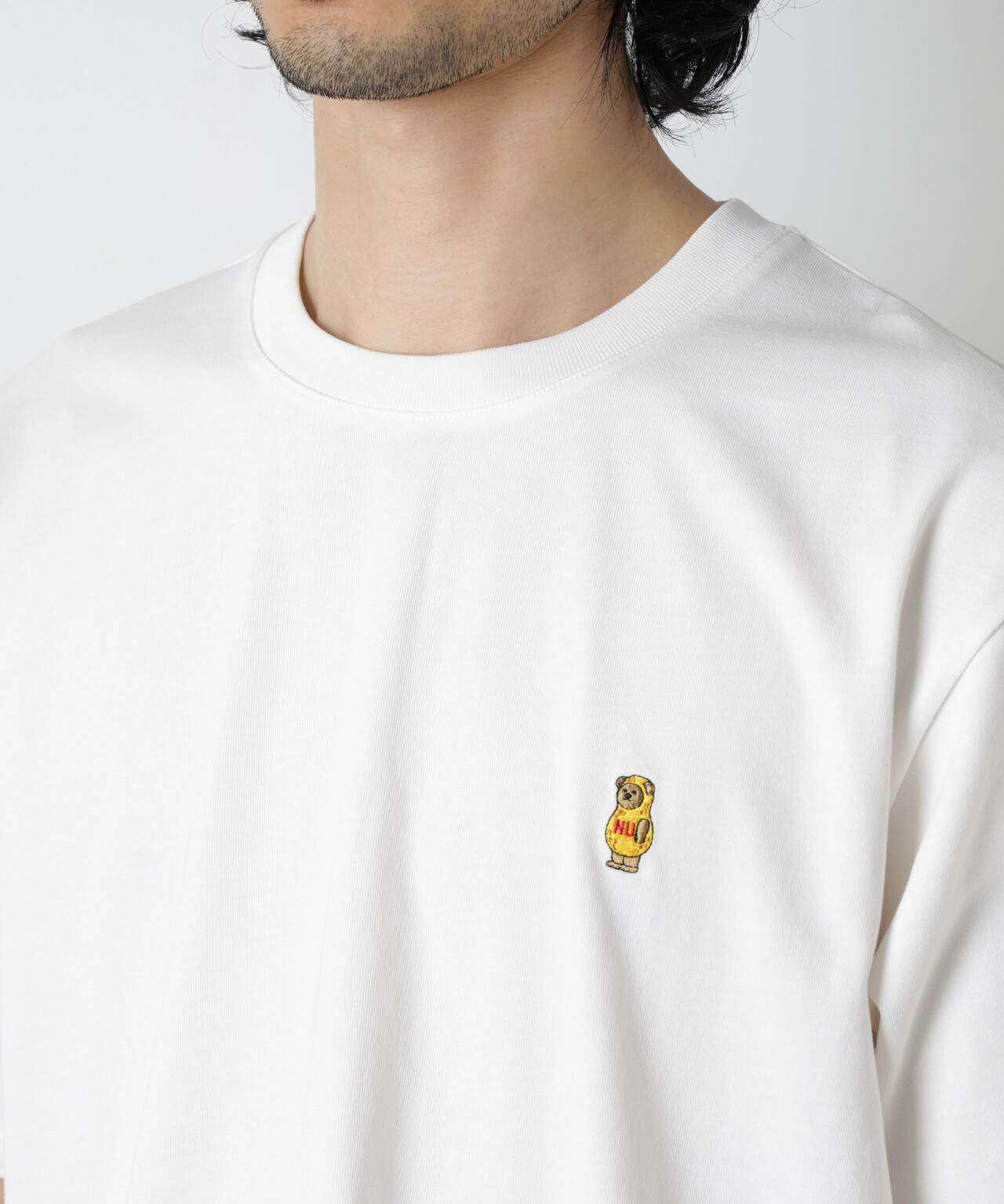 ナノベアTシャツ 半袖(落花生) 6726124210