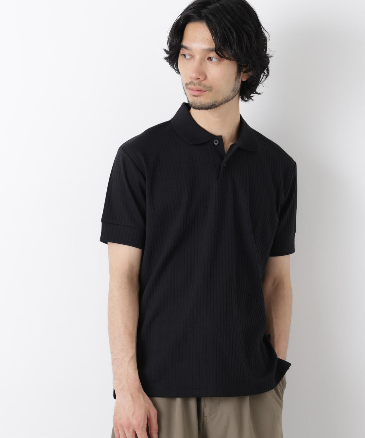 ワイドリブスタンダードポロシャツ 半袖 6726124215