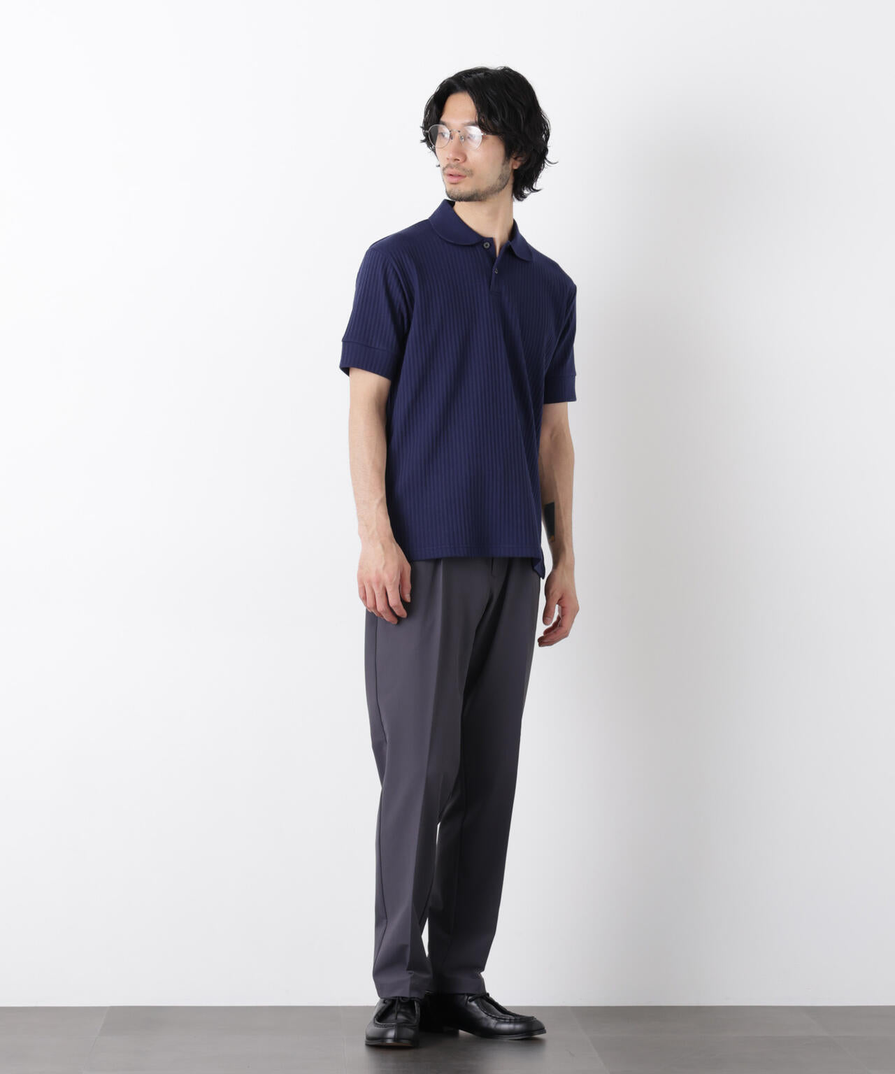 ワイドリブスタンダードポロシャツ 半袖 6726124215