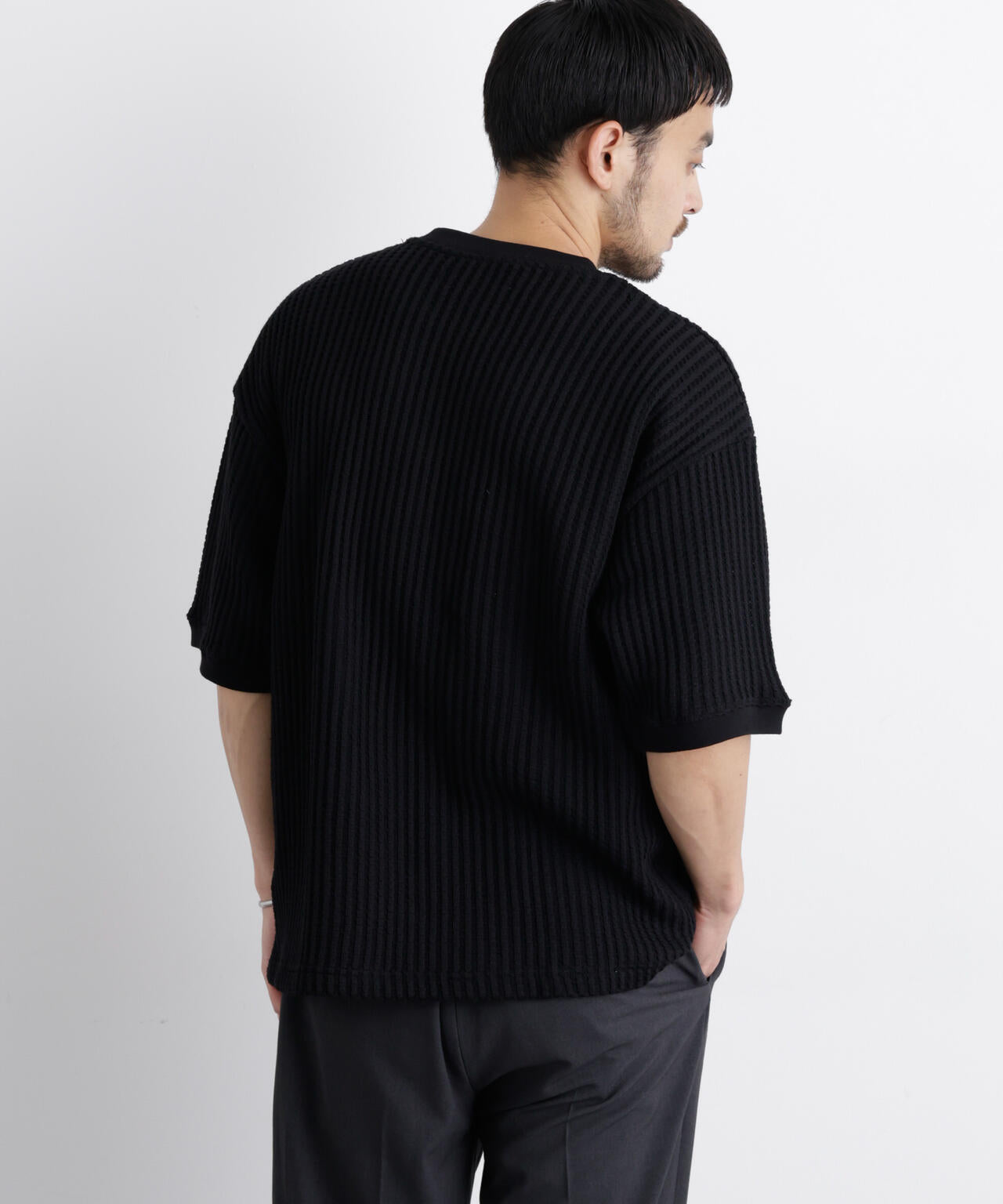 オニワッフルワイドTシャツ 半袖 6726124217