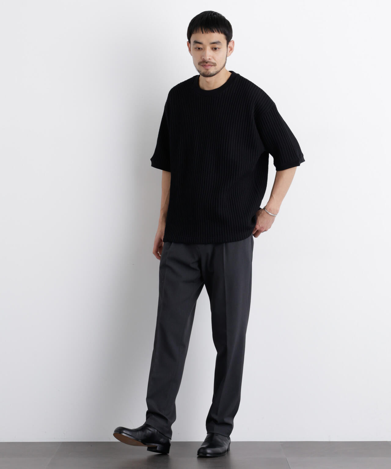 オニワッフルワイドTシャツ 半袖 6726124217