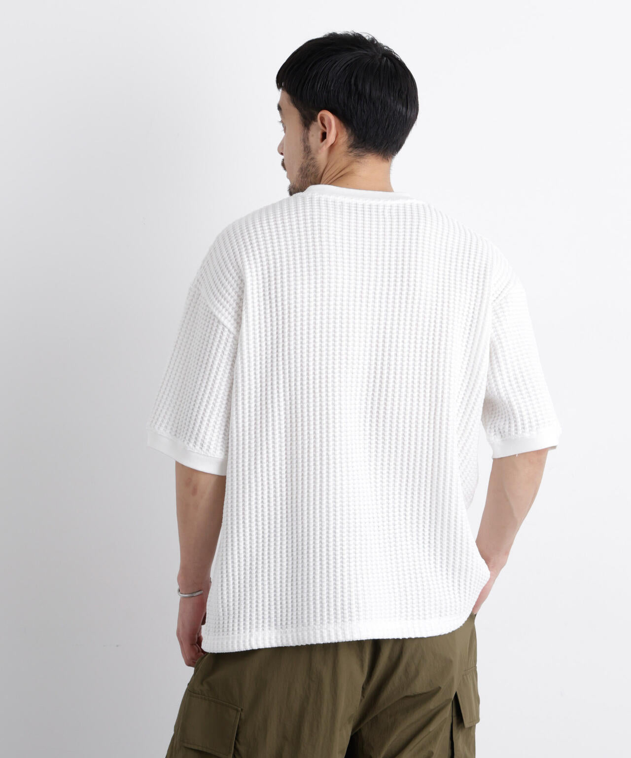 オニワッフルワイドTシャツ 半袖 6726124217