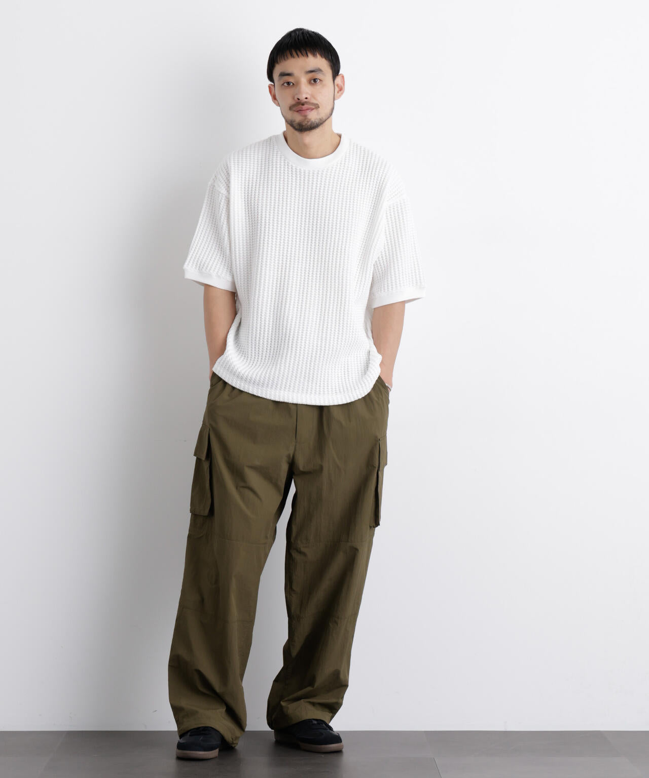 オニワッフルワイドTシャツ 半袖 6726124217