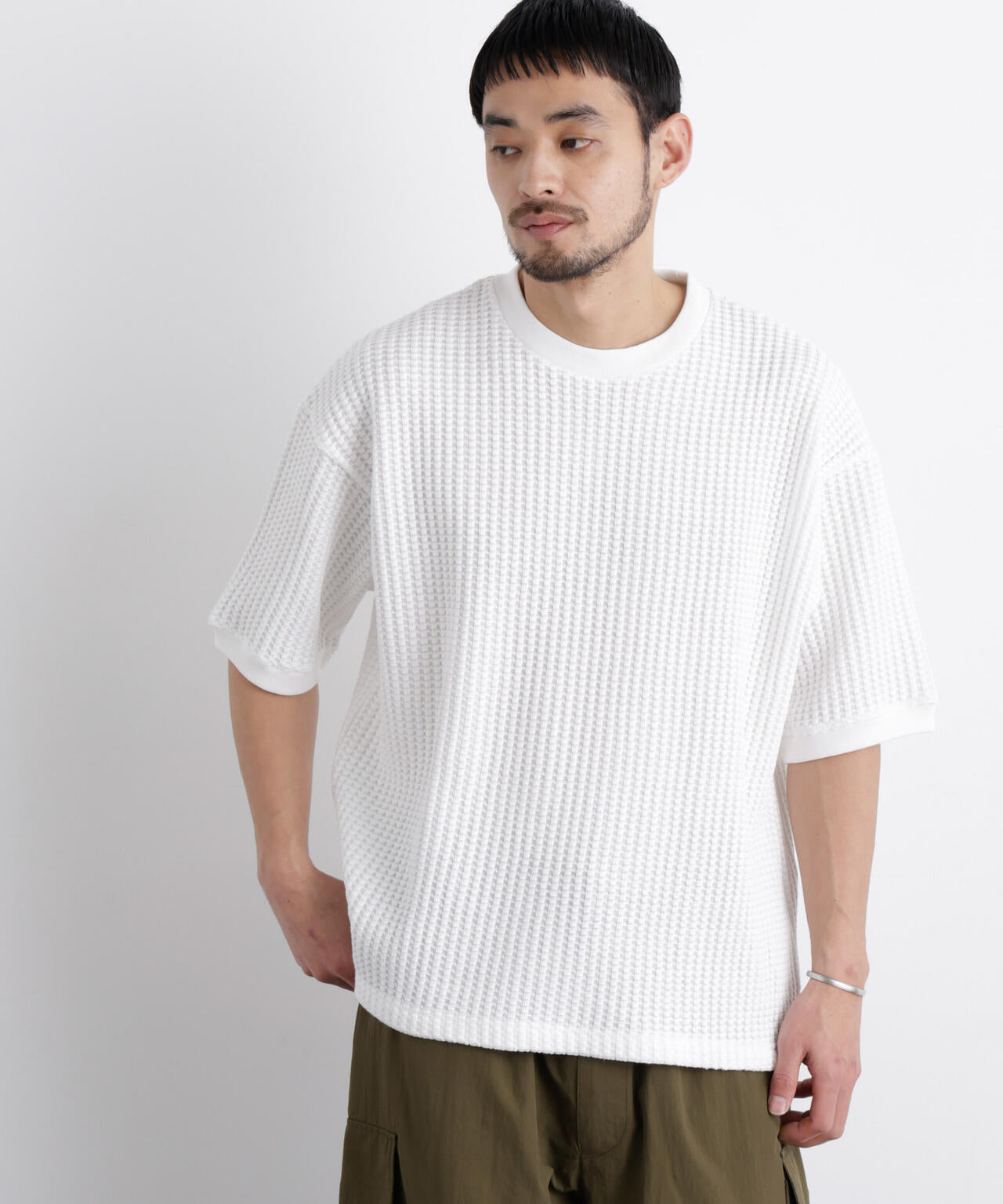 オニワッフルワイドTシャツ 半袖 6726124217