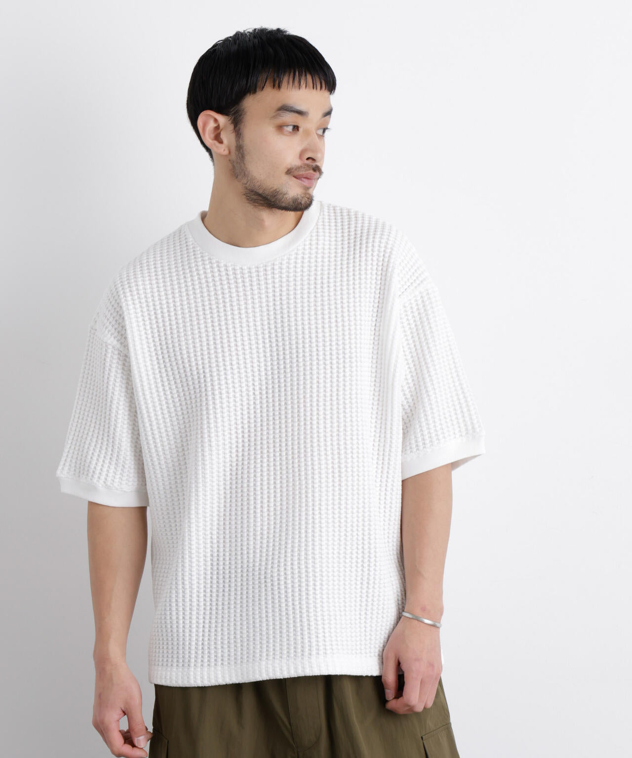 オニワッフルワイドTシャツ 半袖 6726124217