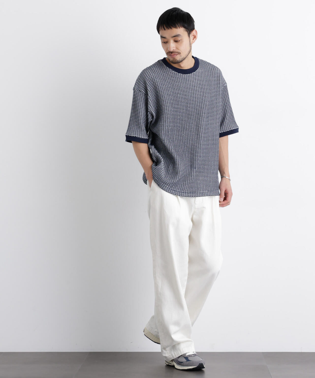 オニワッフルワイドTシャツ 半袖 6726124217