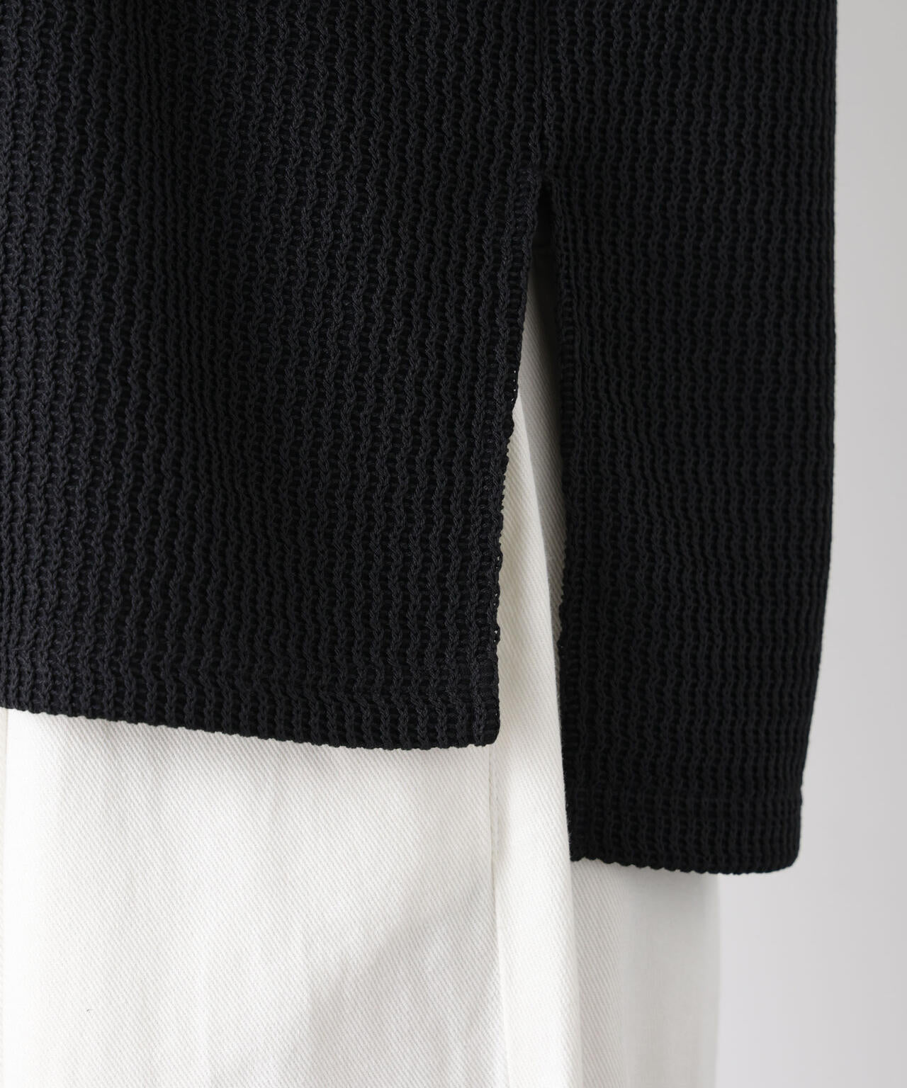 ジャガードニットソーTシャツ 半袖(セットアップ可) 6726124218