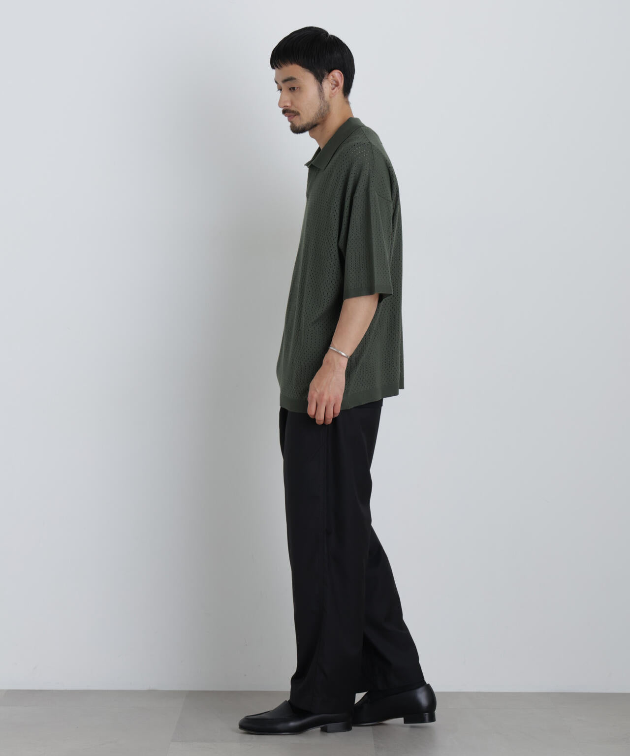 スキッパーテックニットポロシャツ/半袖 6726124219