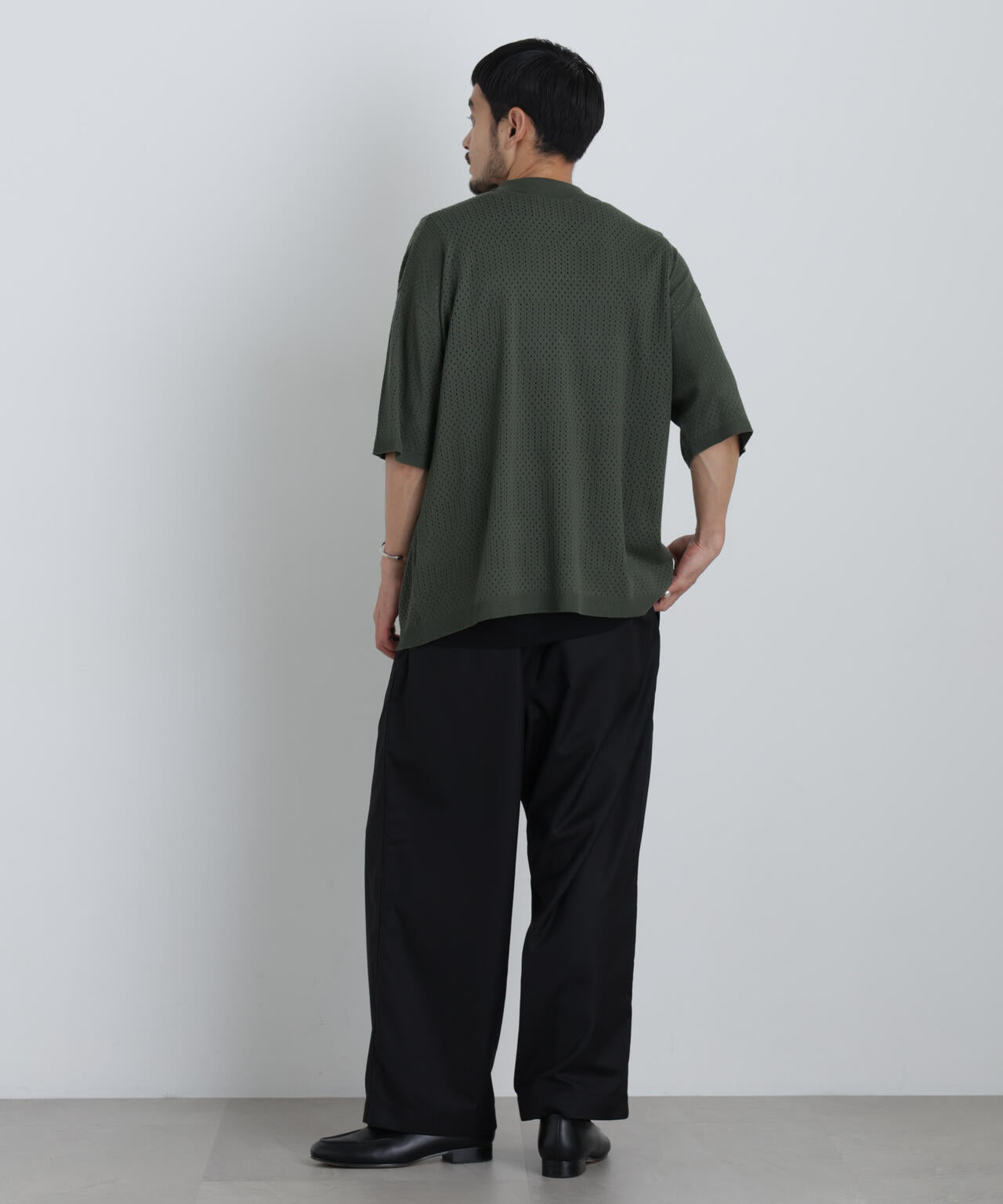 スキッパーテックニットポロシャツ/半袖 6726124219