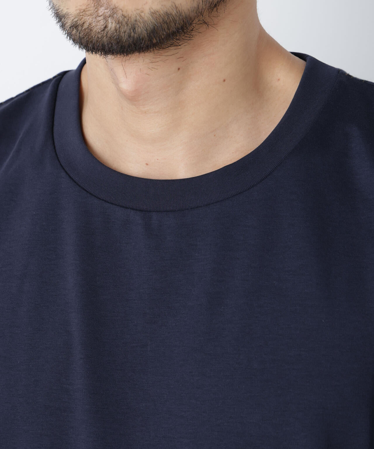 スムース布帛ドッキングTシャツ 半袖 6726124229