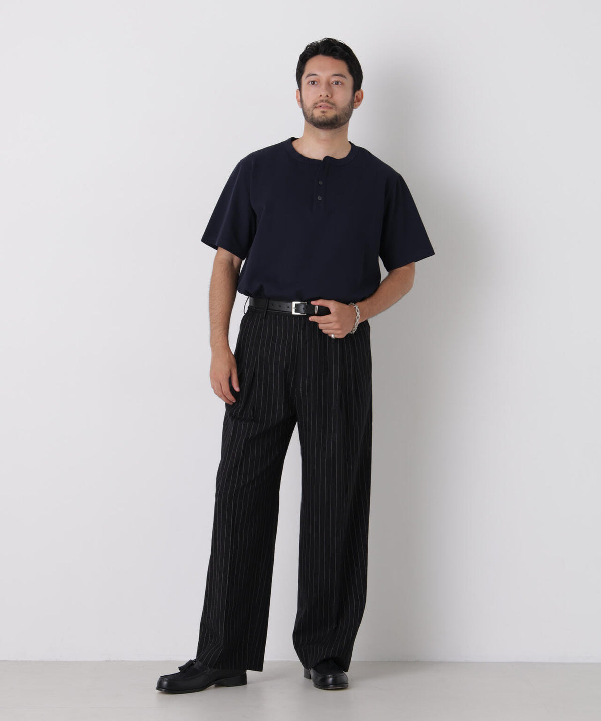 60サーフニットヘンリーTシャツ 半袖 6726124235