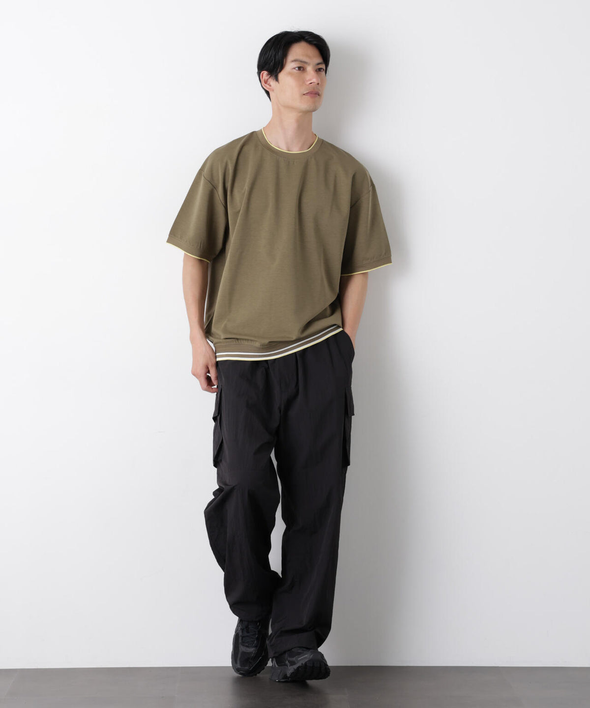 リブスムースTシャツ 半袖 6726124246