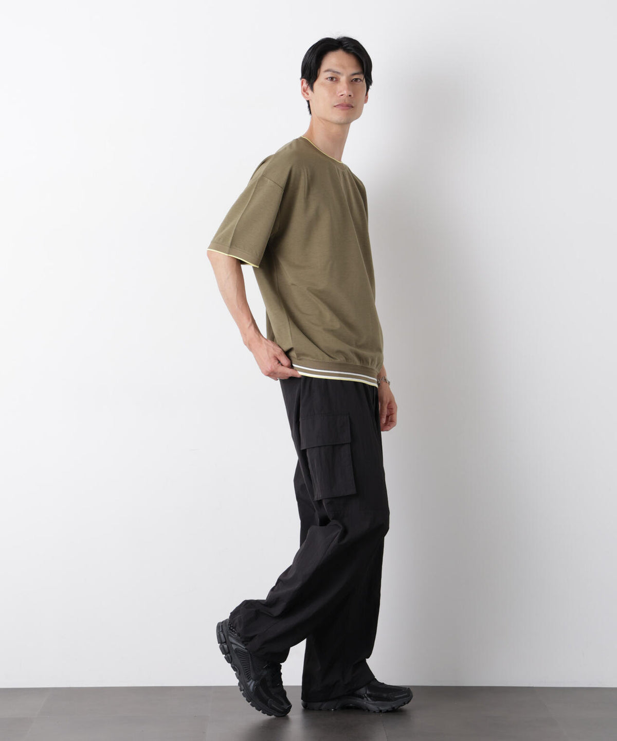 リブスムースTシャツ 半袖 6726124246