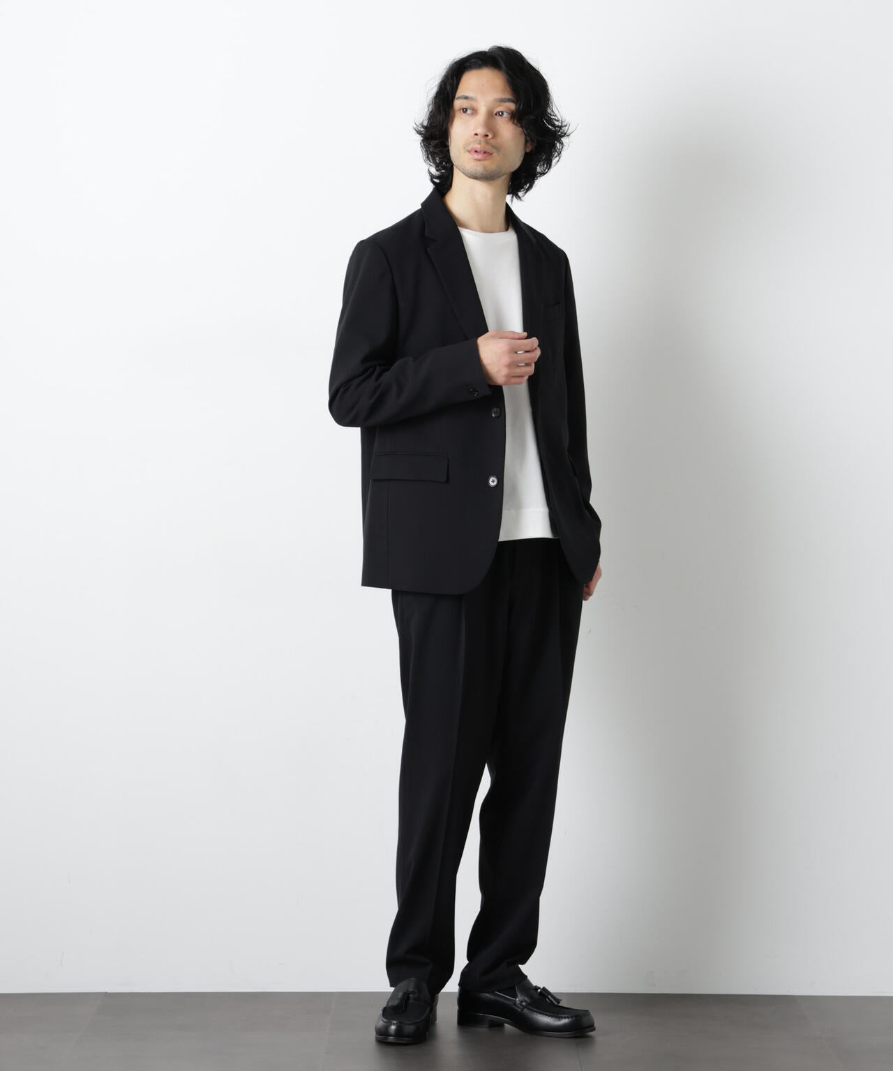 ALWAYS EASY ワンタックスラックス(セットアップ可) 6726127204
