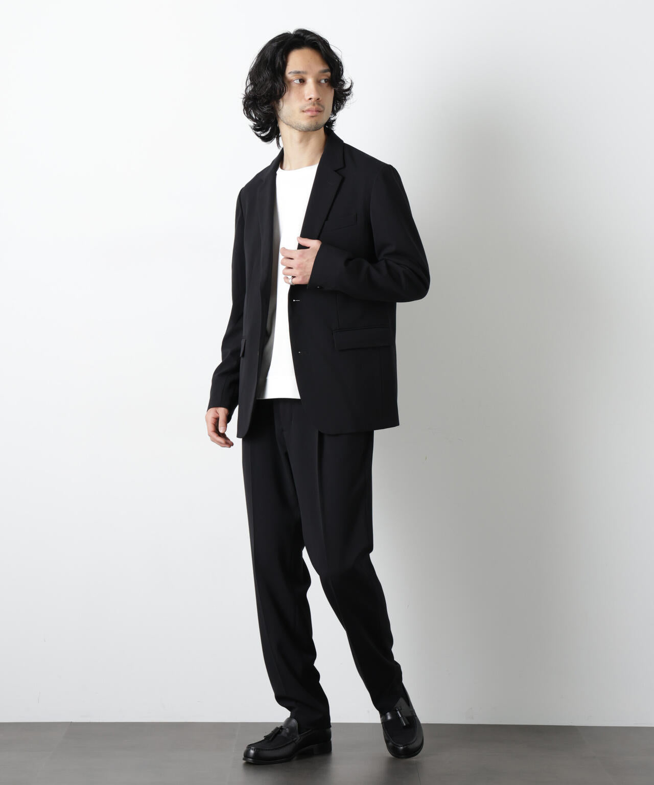 ALWAYS EASY ワンタックスラックス(セットアップ可) 6726127204
