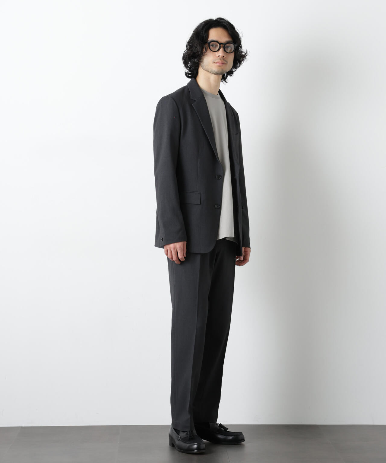ALWAYS EASY ワンタックスラックス(セットアップ可) 6726127204