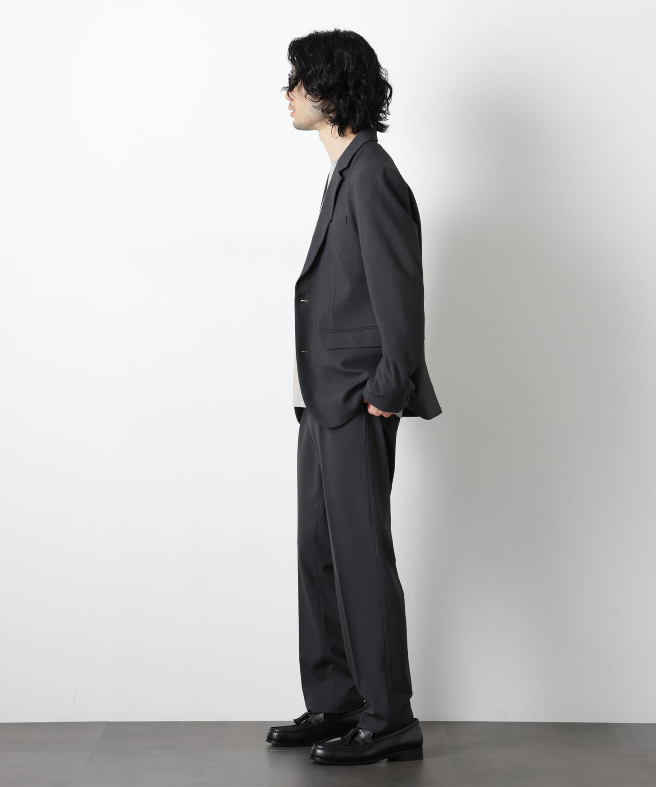 ALWAYS EASY ワンタックスラックス(セットアップ可) 6726127204